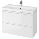 Тумба під умивальник Cersanit Moduo Slim 80 біла (без умивальника) S929-002