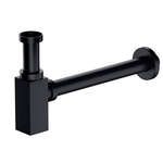 Сифон Cersanit для умывальника 1.1/4(32)х32 прямоугольный, чёрный S951718