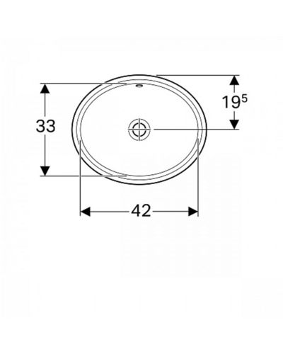 Умивальник Geberit VariForm 500.751.01.2