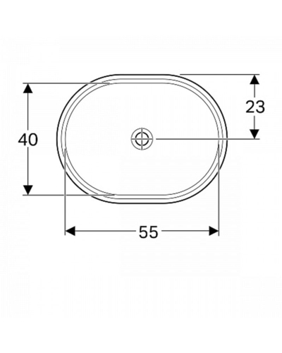 Умивальник Geberit VariForm 500.759.01.2