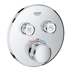 Змішувач Grohe SmartControl термостат для душу, зовнішня частина, на 2 виходи, хром 29119000