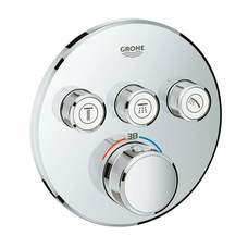 Змішувач Grohe SmartControl для душу/ванни з 3 кнопками, накладна панель, термостат 29121000