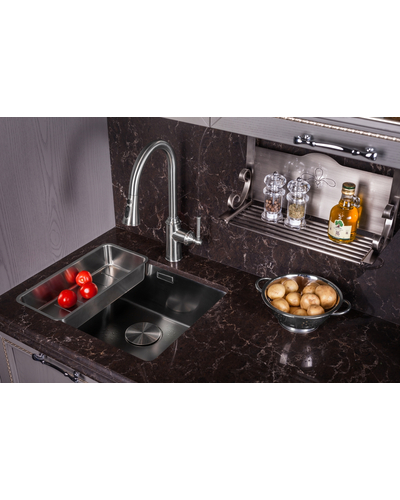 Змішувач Imprese Hydrant для кухні, висувна лійка 50 см, 3 функції, 35 мм ZMK031806150