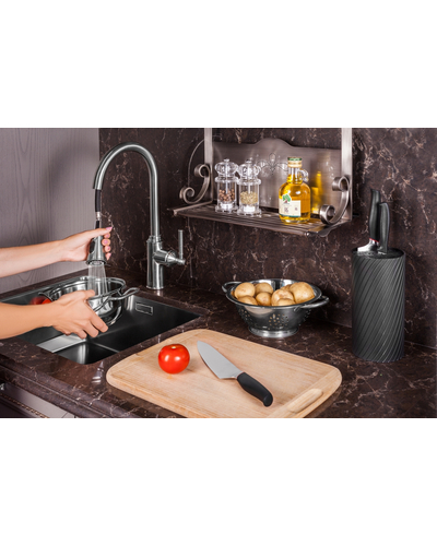Змішувач Imprese Hydrant для кухні, висувна лійка 50 см, 3 функції, 35 мм ZMK031806150