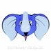 Гачок дитячий RIDDER ECO "Слоненя", синій, 13190300
