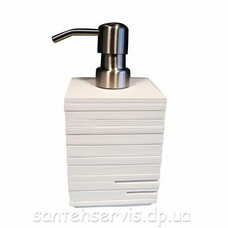 Дозатор для жидкого мыла RIDDER Brick, белый, 221505.01