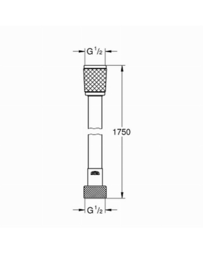 Душовий шланг Grohe Relexaflex 175 см без упак. 45992001