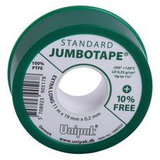 Фум лента для воды Unipak Jumbotape standard (11м х 19мм х 0,2мм)