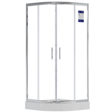 Душевая кабина Britc Lira 90x90x185 полукруглая прозрачное стекло