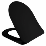 Сидіння Duck для унітазу Creavit Free/TERRA дюропл пов. пад. чорний мат KC0903.01.1400E