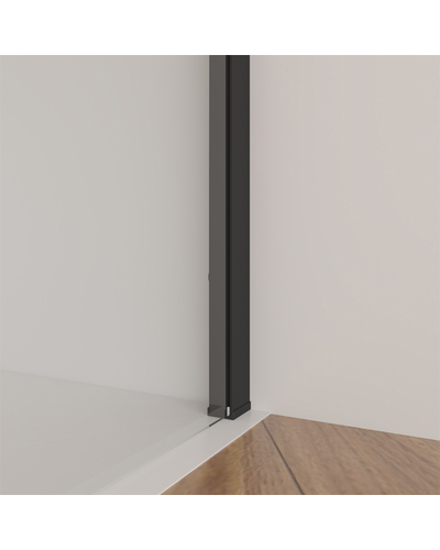 Неподвижная стенка (часть кабины) Domospa by Ravak Slide SLPS-100 чёрный Transparent 6мм RKUC500025 Неподвижная стенка (часть кабины) Domospa by Ravak Slide SLPS-100 чёрный Transparent 6мм RKUC500025