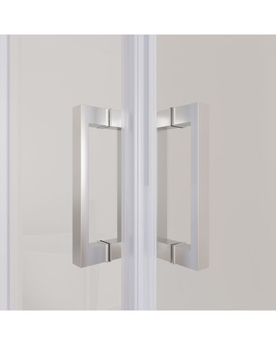 Душевая кабина Domospa by Ravak Slide XSLRV2-90 полир. алюм. Transparent RKUC500028