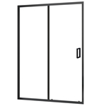 Душевые двери Domospa by Ravak Slide SLDP2-100 чёрный Transparent 6мм RKUC500032