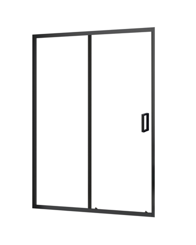 Душевые двери Domospa by Ravak Slide SLDP2-100 чёрный Transparent 6мм RKUC500032