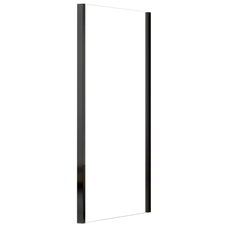 Неподвижная стенка (часть кабины) Domospa by Ravak Slide SLPS-100 чёрный Transparent 6мм RKUC500025