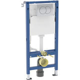 Інсталяція для унітазу Geberit DuofixBasic Delta 12см кнопка Delta01 хром 458.133.21.3