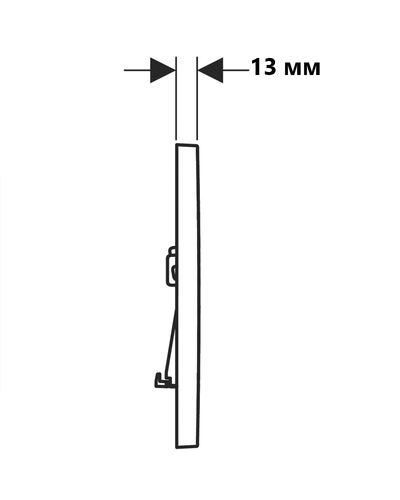 Кнопка смыва Geberit Sigma 01 Square белый 115.660.11.1