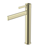 Смеситель для умывальника Grace с длинным изливом (высокий) REM золото мат