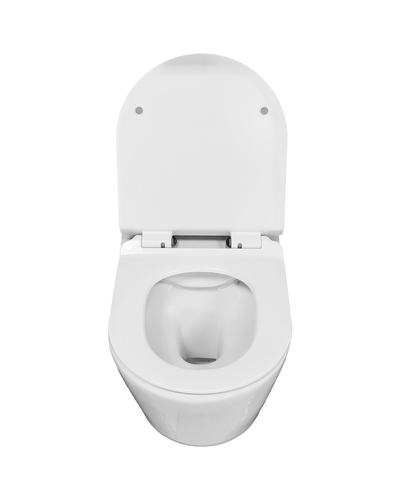 Унітаз підвісний Grace Grof Rimless з сидінням WH8003