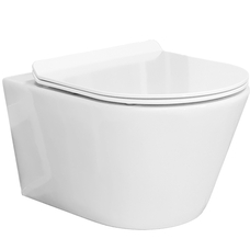 Унітаз підвісний Grace Grof Rimless з сидінням WH8003