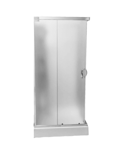 Гидробокс Grace 90x90x195см квадратный хром, переднее стекло 5мм мат SLD-2102