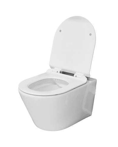 Унітаз підвісний Grace Grof Rimless з сидінням WH8003