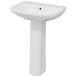 Умывальник с пьедесталом Grace Lyra 585x465мм BM8600C