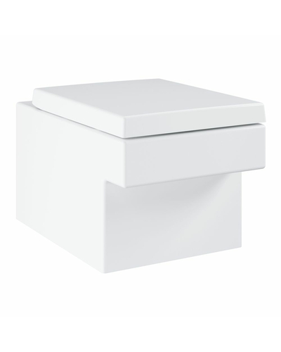 Сидіння для унітазу Grohe Cube Ceramic швидкознімне з мікроліфтом, білий альпін (39488000)
