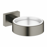 Тримач для склянки та мильниці Grohe ESSENTIALS CUBE, матовий графіт (40508AL1)