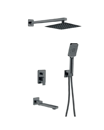 Вбудована душова система Haiba Kubus 009 (Inner) Graphite (HB9630)