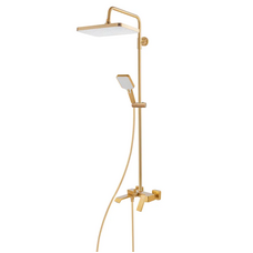 Душова система зі змішувачем Haiba Gaudi 009-J Brushed Gold (HB9584)