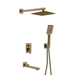 Вбудована душова система Haiba Kubus 009 (Inner) Brushed Gold (HB9629)