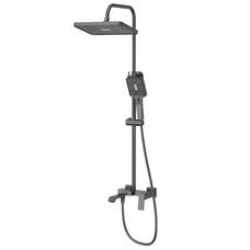 Душова система зі змішувачем Haiba Gaudi 009-J Graphite (HB9643)