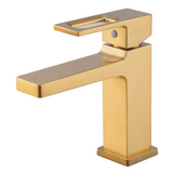 Смеситель для умывальника Haiba Kant 001 Brushed Gold (HB9605)