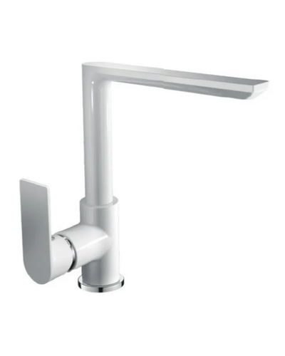 Смеситель для кухни Haiba Alex 018 White-Chrome (HB9569)