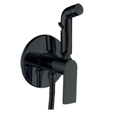 Змішувач для гігієнічного душу Haiba Alex 002 (Inner) Black (HB9618)