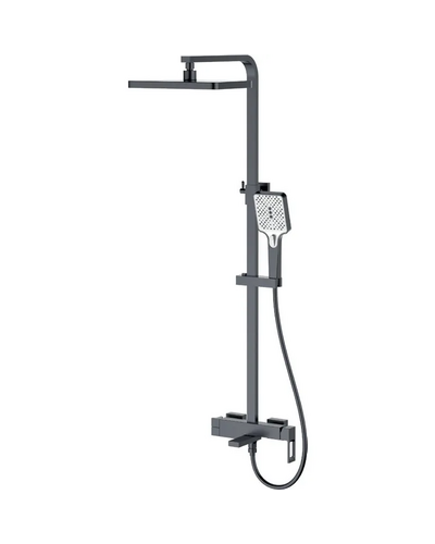 Душевая система со смесителем Haiba Kant 009-J Graphite (HB9665)