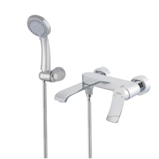 Змішувач для ванни Haiba Bolero 009 короткий вилив з поворотним перемикачем (HB9578)