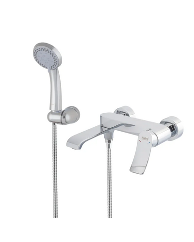 Змішувач для ванни Haiba Bolero 009 короткий вилив з поворотним перемикачем (HB9578)