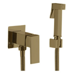 Змішувач для гігієнічного душу Haiba Kubus 002 (Inner) Brushed Gold (HB9625)