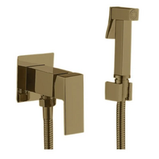 Змішувач для гігієнічного душу Haiba Kubus 002 (Inner) Brushed Gold (HB9625)