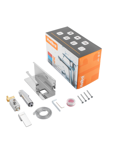 Смеситель для гигиенического душа Haiba Gaudi 069 с держателем для туалетной бумаги (HB9596)