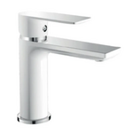 Смеситель для умывальника Haiba Alex 001 White-Chrome (HB9562)