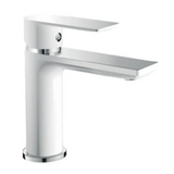 Смеситель для умывальника Haiba Alex 001 White-Chrome (HB9562)