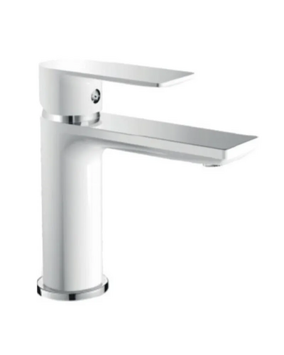 Смеситель для умывальника Haiba Alex 001 White-Chrome (HB9562)