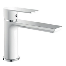 Смеситель для умывальника Haiba Alex 001 LONG White-Chrome (HB9563)