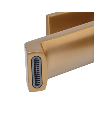 Смеситель для умывальника Haiba Gaudi 001 (HIGH) Brushed Gold (HB9597)