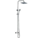 Душевая система со смесителем Haiba Alex 003-J White-Chrome (HB9566)