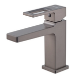 Смеситель для умывальника Haiba Kant 001 Graphite (Цвет графит) (HB9664)