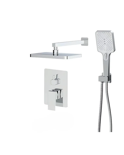 Встраиваемая душевая система Haiba Gaudi 003 (Inner) со смесителем и тропическим душем (HB9644)